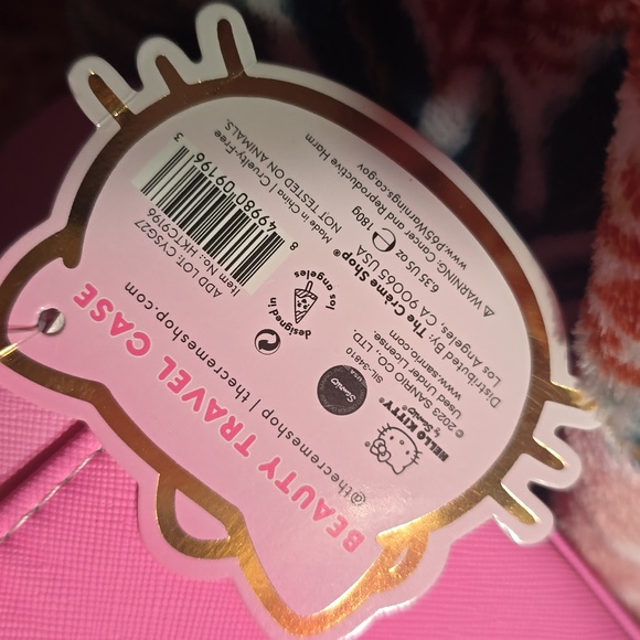BNWT. Sanrio HELLO KITTY Beauty Travel Case with handle! - Picture 5 of 9